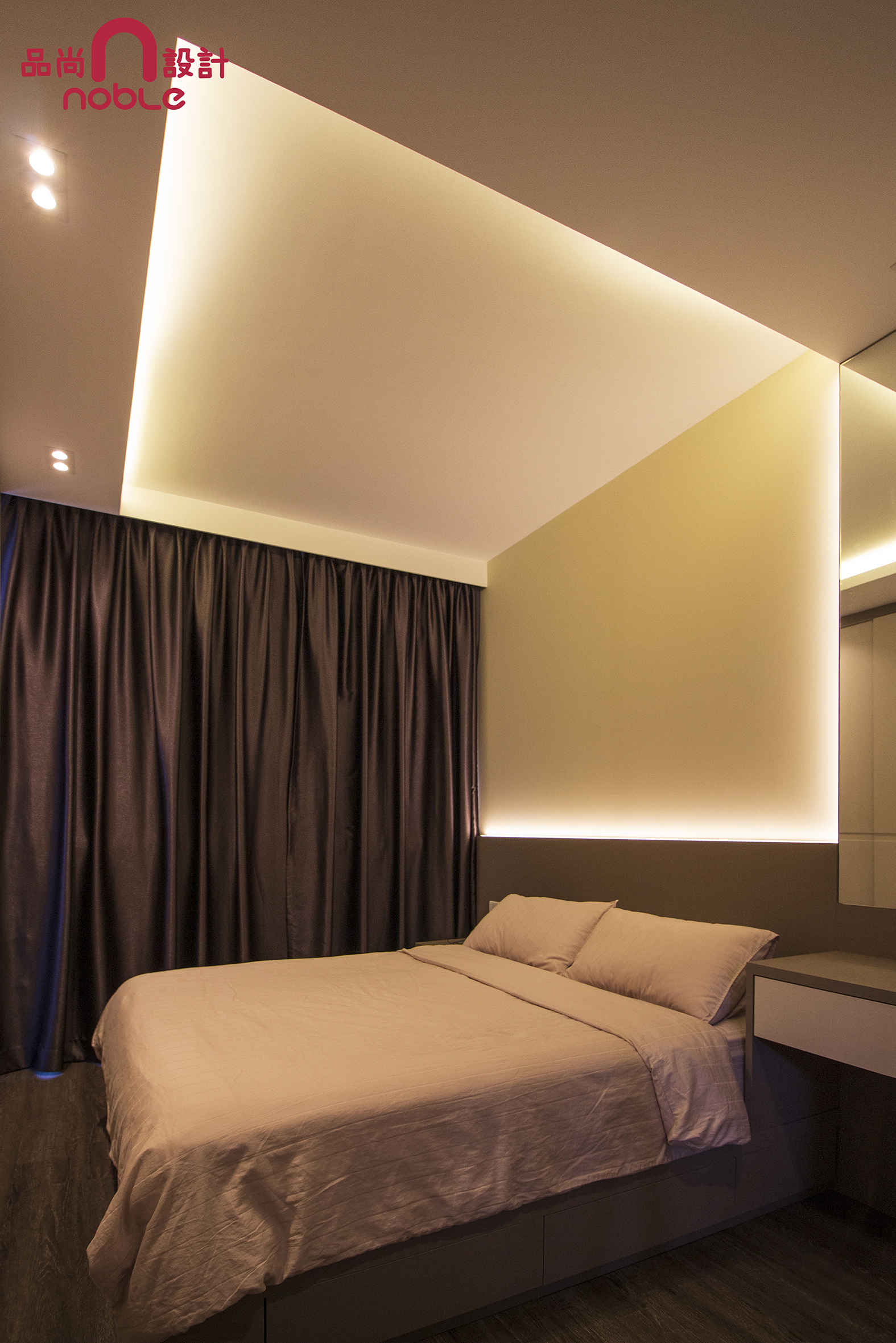 Scandinavian Design - Bedroom - Condominium - Design by Noble Interior Design Pte Ltd