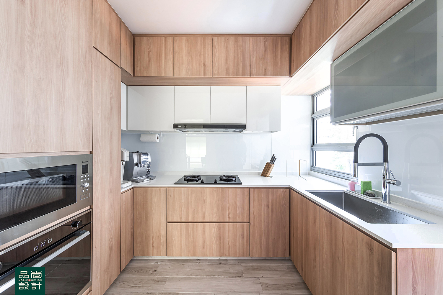 Scandinavian Design - Kitchen - HDB 4 Room - Design by Noble Interior Design Pte Ltd
