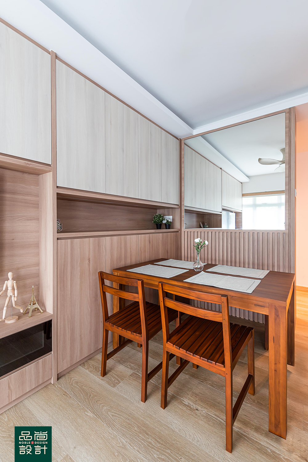 Scandinavian Design - Dining Room - HDB 4 Room - Design by Noble Interior Design Pte Ltd