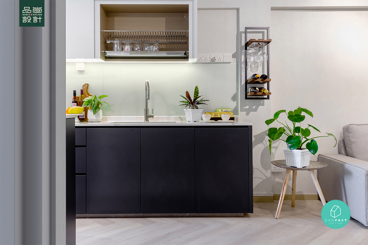 Modern Design - Kitchen - HDB 3 Room - Design by Noble Interior Design Pte Ltd