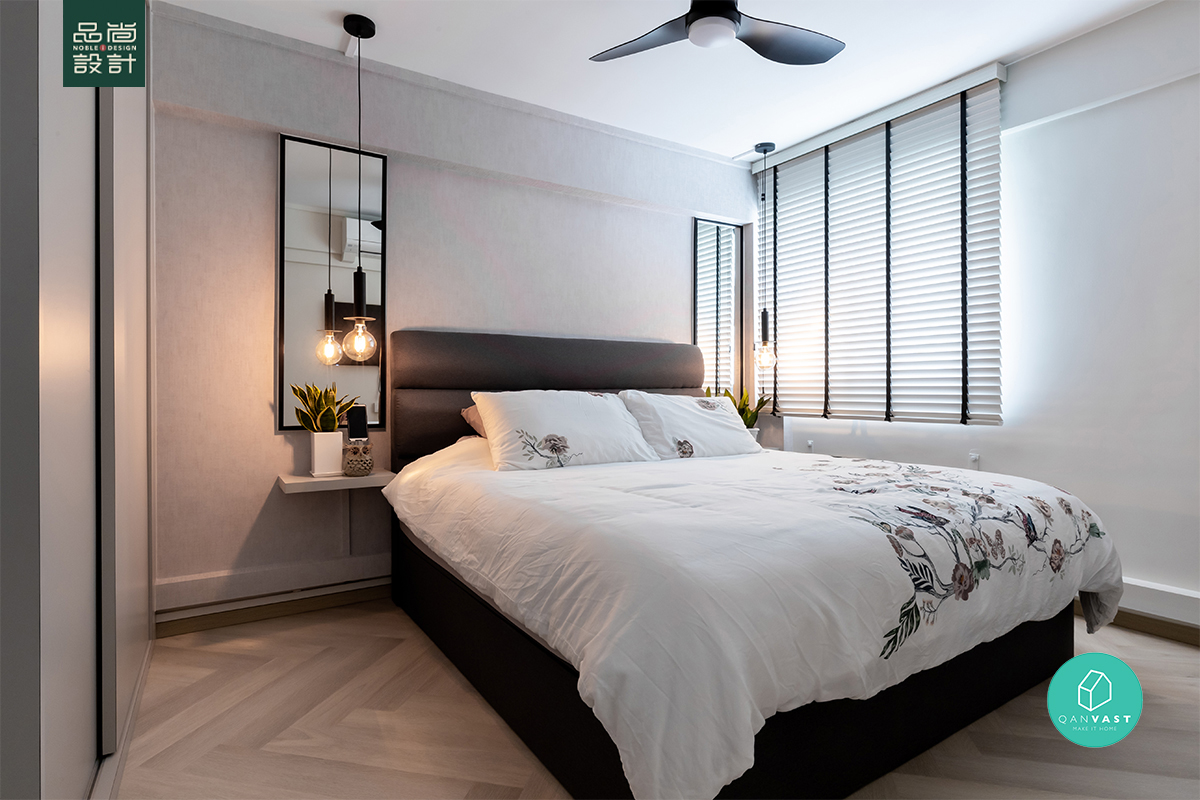 Modern Design - Bedroom - HDB 3 Room - Design by Noble Interior Design Pte Ltd
