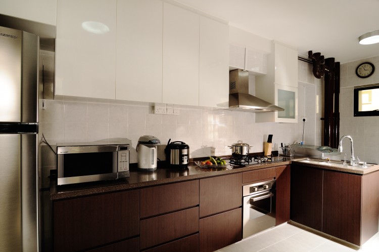 Contemporary, Modern Design - Kitchen - HDB 4 Room - Design by NorthWest Interior Design Pte Ltd