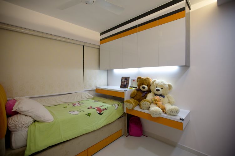 Contemporary, Retro Design - Bedroom - HDB 4 Room - Design by NorthWest Interior Design Pte Ltd