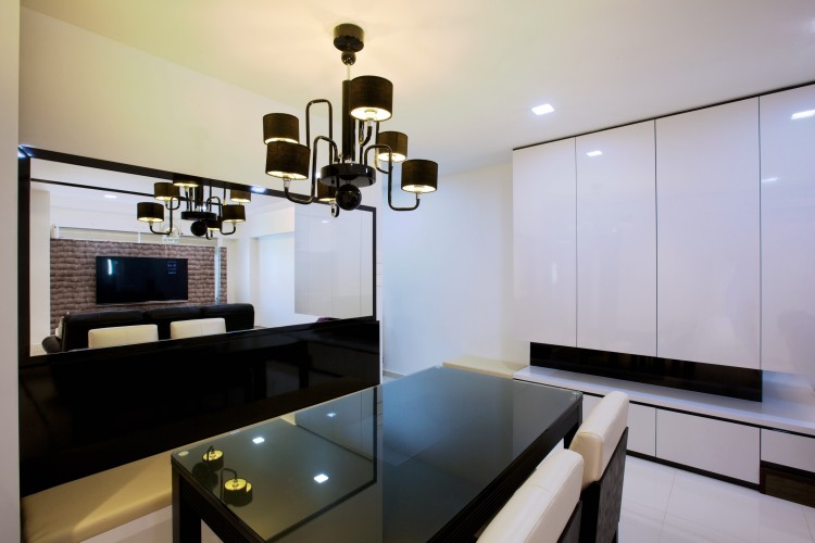 Contemporary, Modern Design - Dining Room - HDB 4 Room - Design by NorthWest Interior Design Pte Ltd
