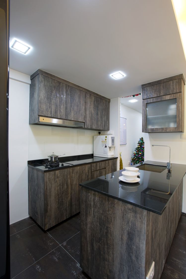 Contemporary, Minimalist Design - Kitchen - HDB 3 Room - Design by NorthWest Interior Design Pte Ltd