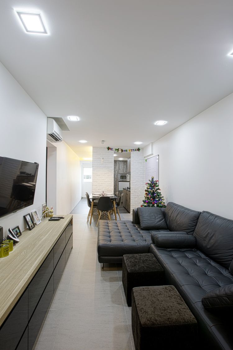 Contemporary, Minimalist Design - Living Room - HDB 3 Room - Design by NorthWest Interior Design Pte Ltd