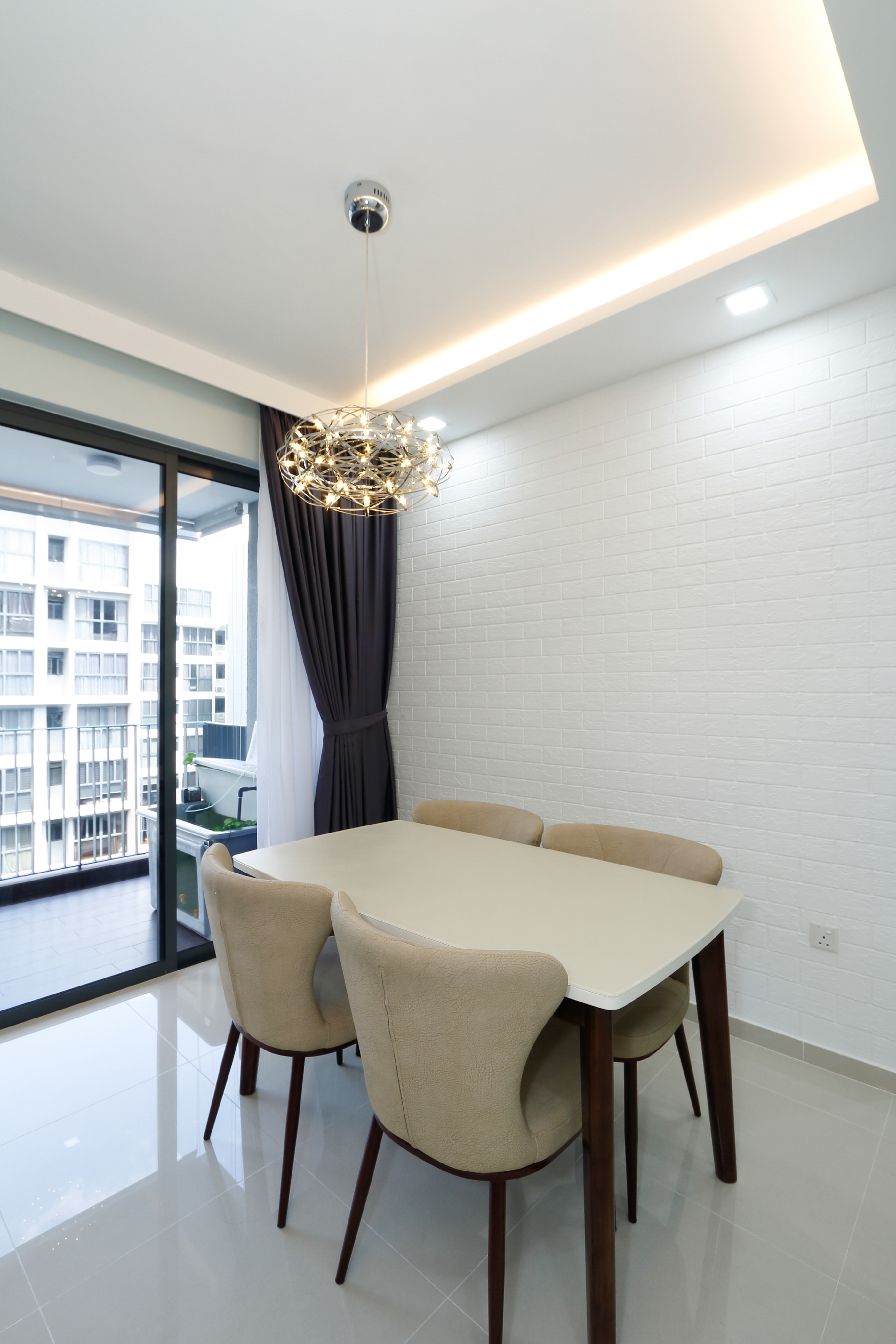 Contemporary Design - Dining Room - HDB 4 Room - Design by NorthWest Interior Design Pte Ltd