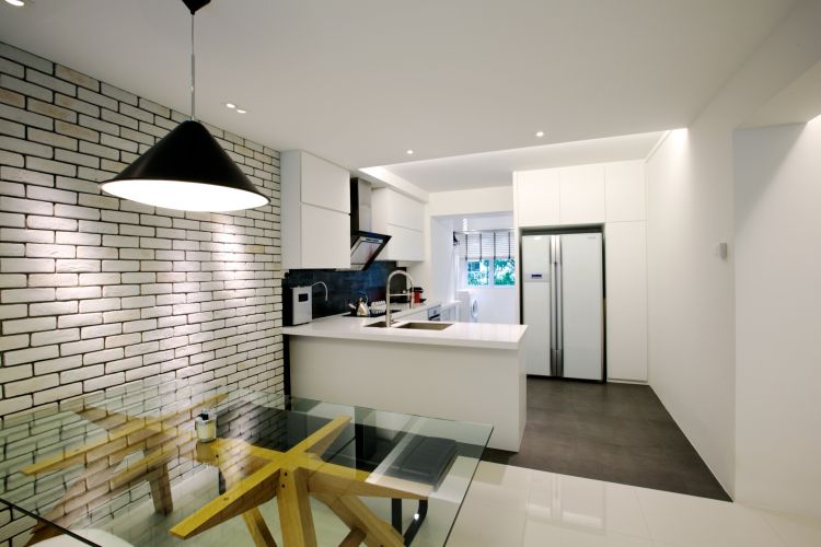 Contemporary, Country Design - Dining Room - HDB 4 Room - Design by NorthWest Interior Design Pte Ltd