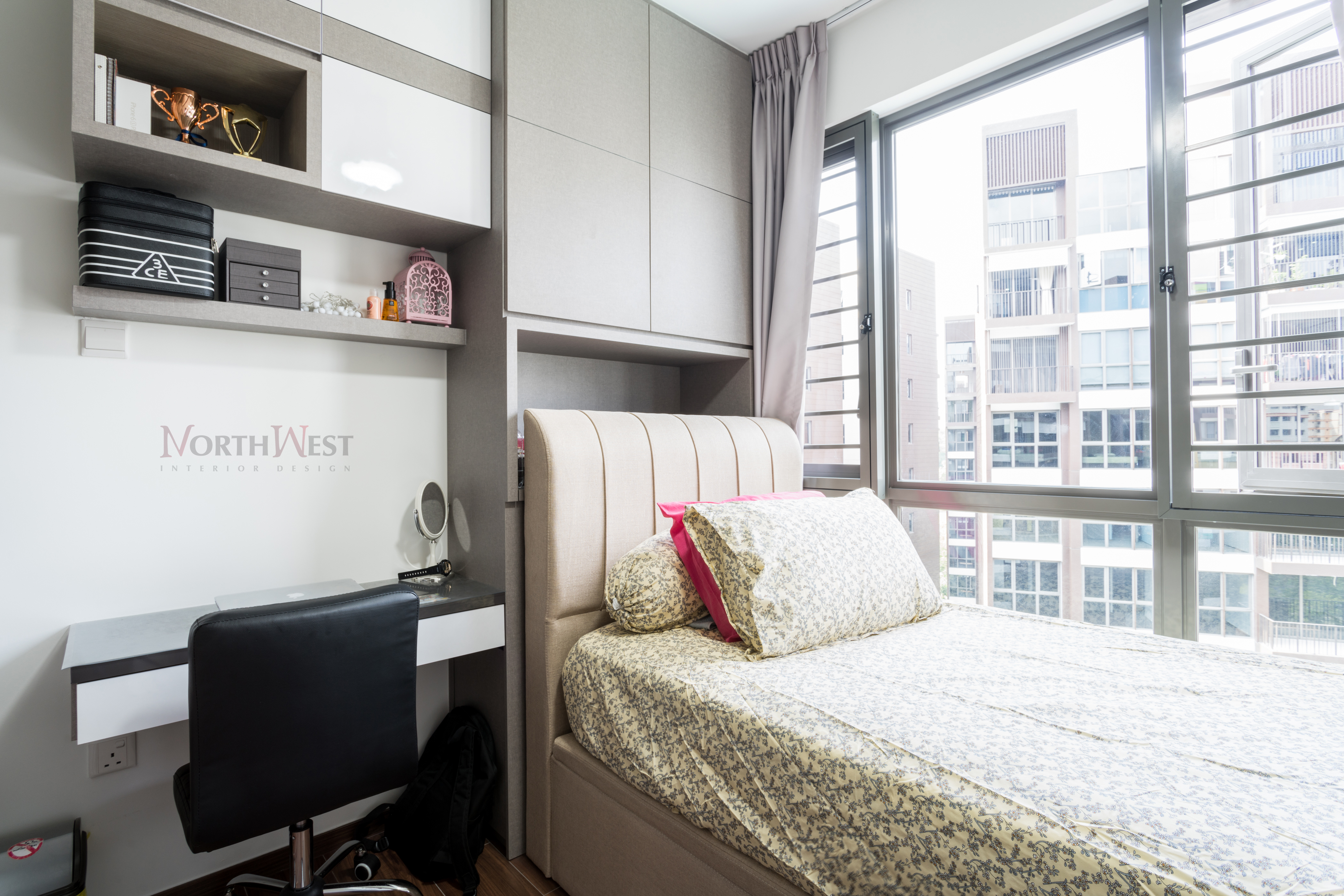 Contemporary, Minimalist Design - Bedroom - Condominium - Design by NorthWest Interior Design Pte Ltd