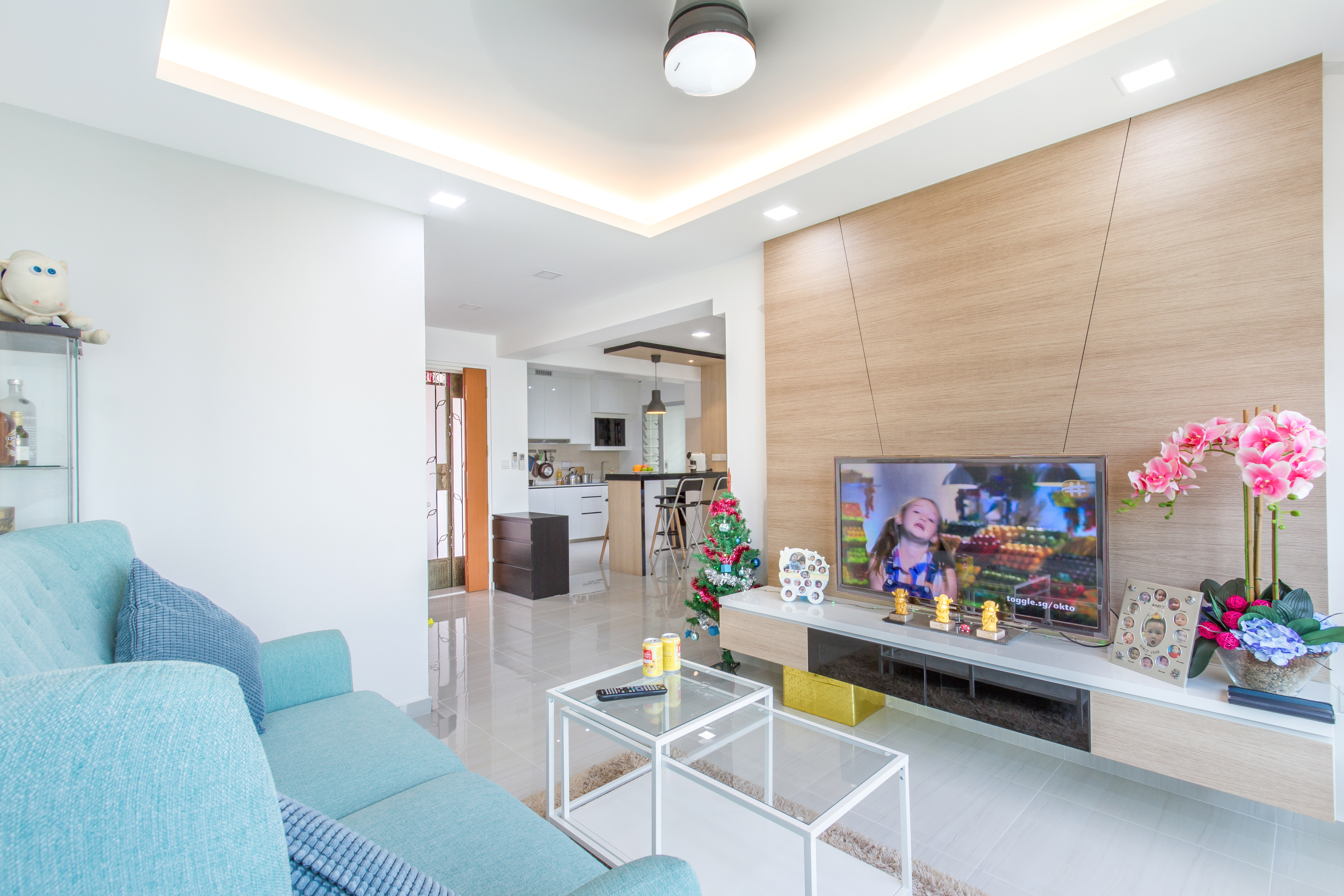 Contemporary, Minimalist, Modern Design - Living Room - HDB 4 Room - Design by NorthWest Interior Design Pte Ltd