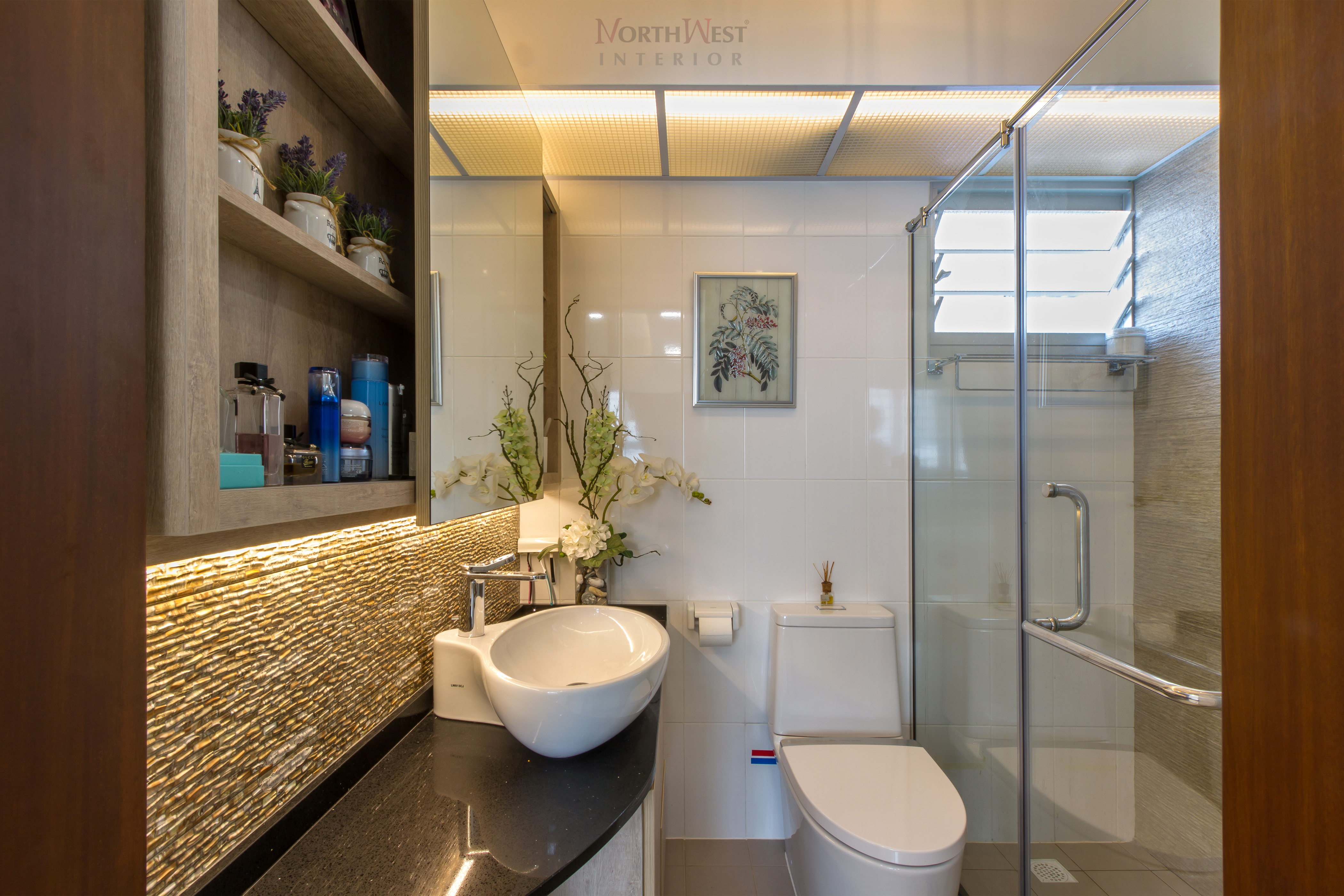 Contemporary, Modern Design - Bathroom - HDB 4 Room - Design by NorthWest Interior Design Pte Ltd