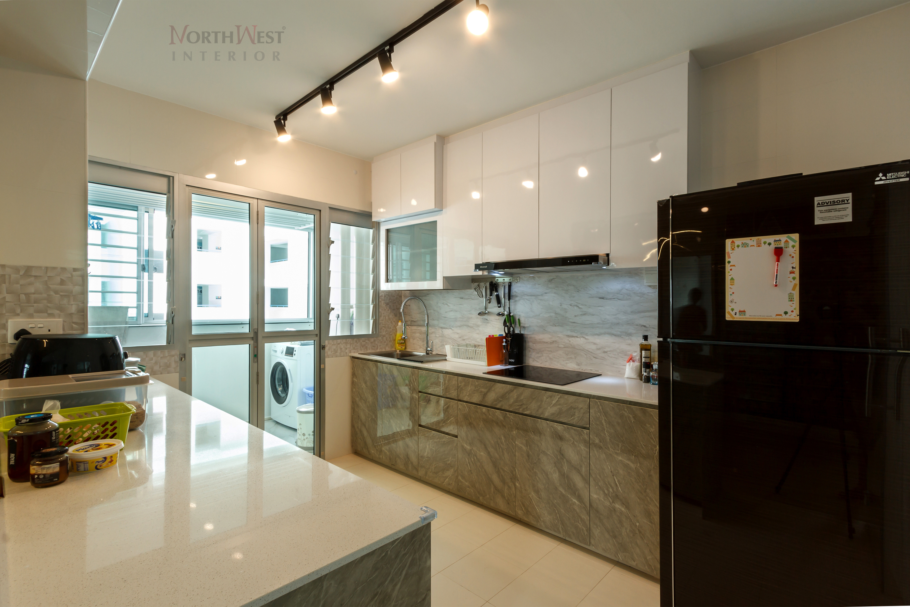 Contemporary, Others Design - Kitchen - HDB 4 Room - Design by NorthWest Interior Design Pte Ltd