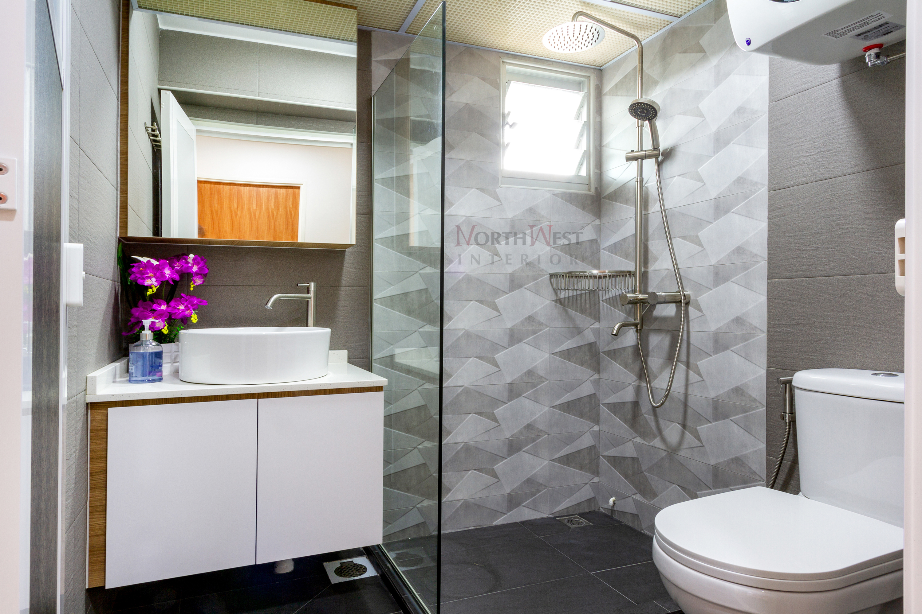 Contemporary, Others Design - Bathroom - HDB 4 Room - Design by NorthWest Interior Design Pte Ltd