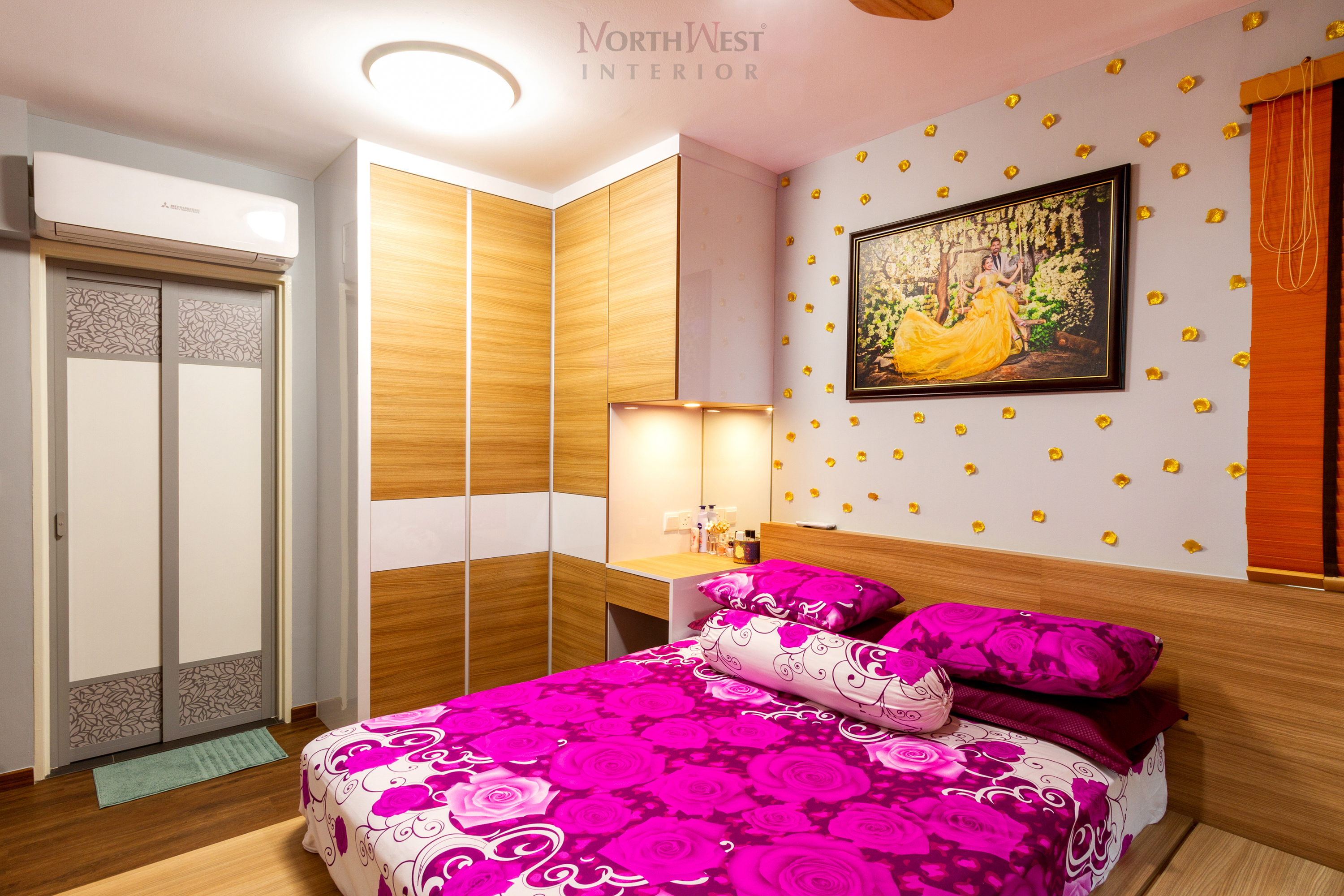 Contemporary, Others Design - Bedroom - HDB 4 Room - Design by NorthWest Interior Design Pte Ltd