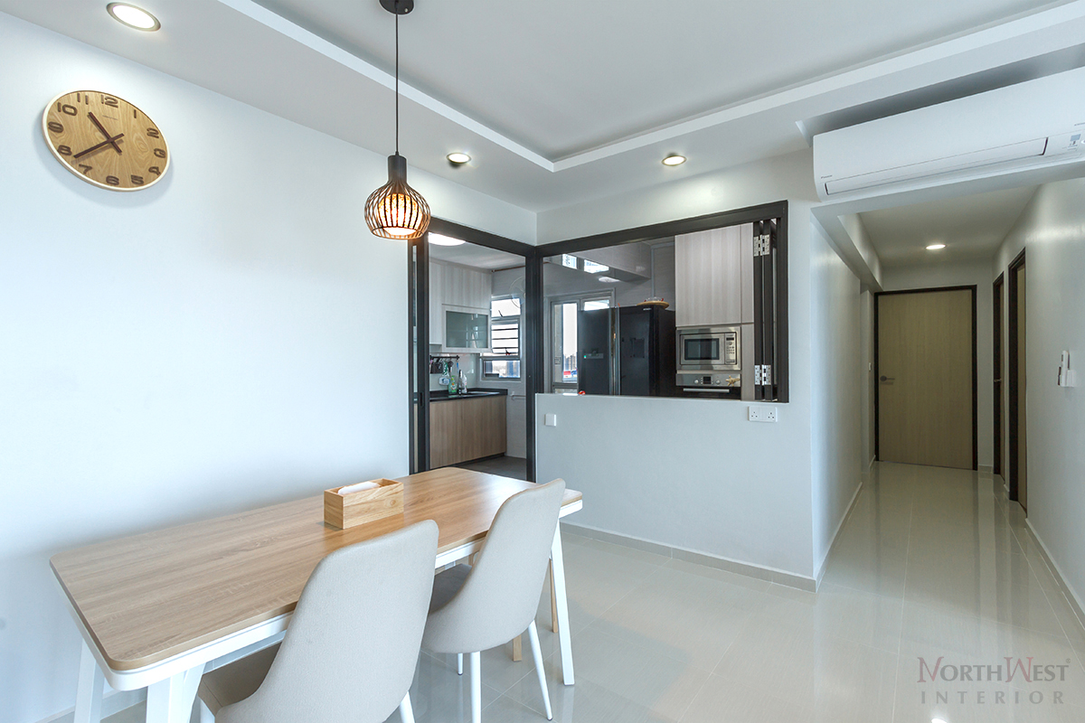 Contemporary Design - Dining Room - HDB 5 Room - Design by NorthWest Interior Design Pte Ltd