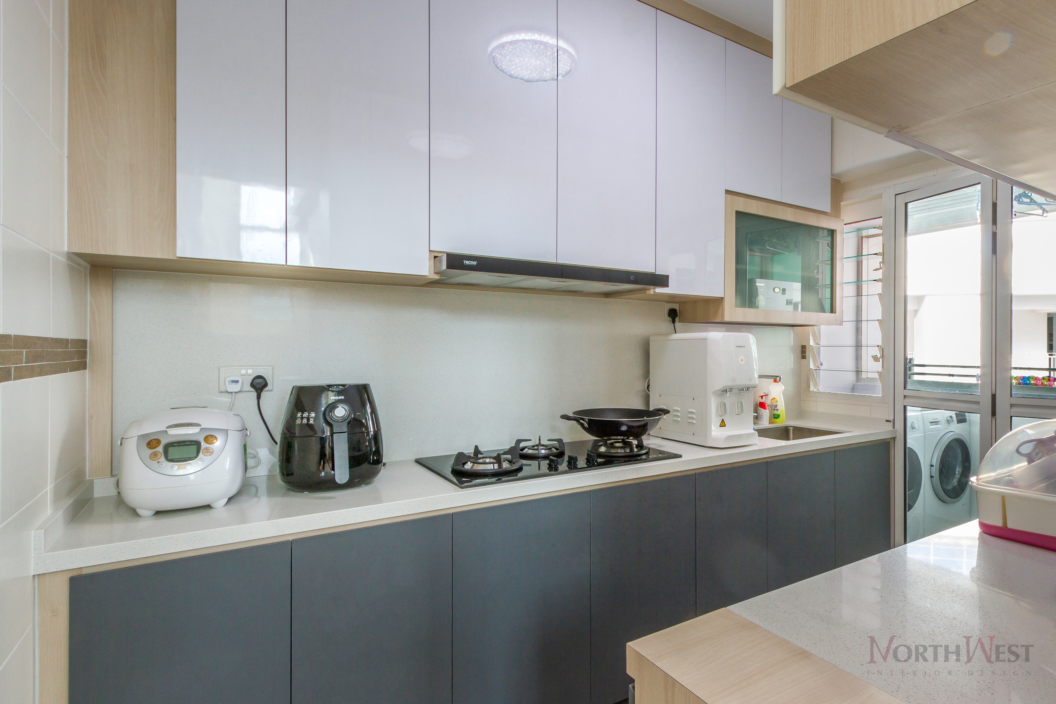 Contemporary, Minimalist Design - Kitchen - HDB 5 Room - Design by NorthWest Interior Design Pte Ltd