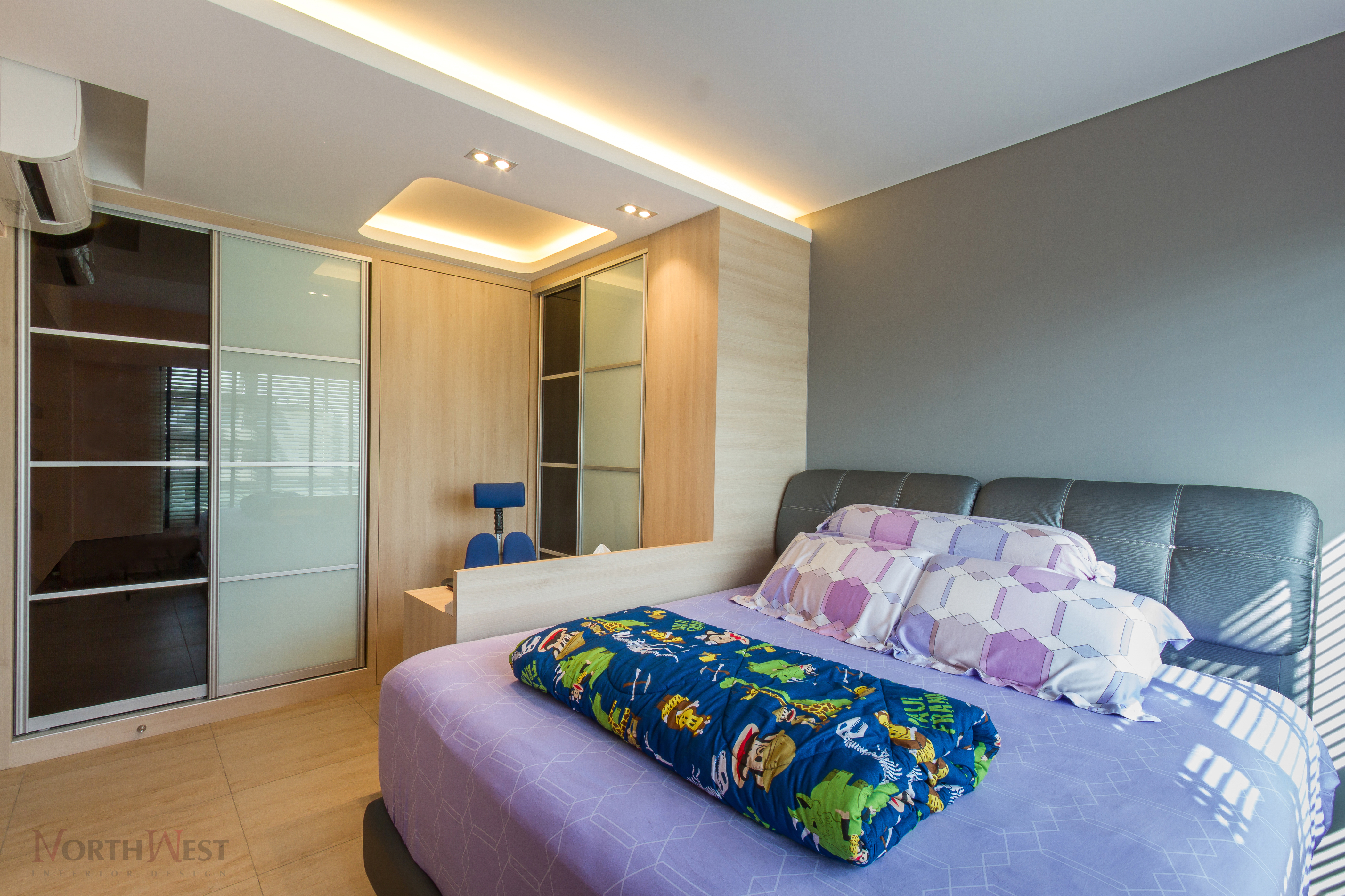 Contemporary, Minimalist Design - Bedroom - HDB 5 Room - Design by NorthWest Interior Design Pte Ltd