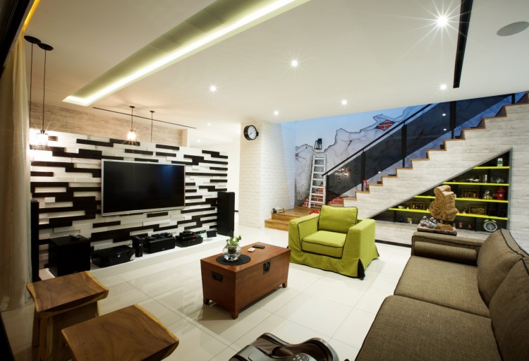 Eclectic, Modern Design - Living Room - Landed House - Design by NorthWest Interior Design Pte Ltd