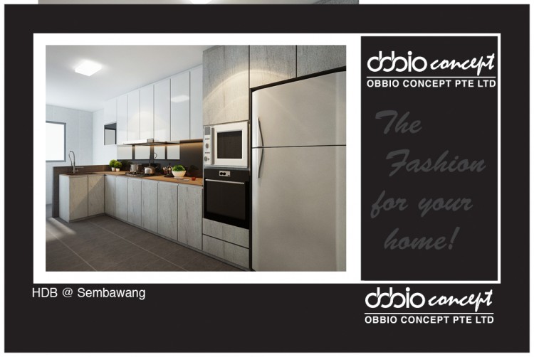 Contemporary, Minimalist, Scandinavian Design - Kitchen - HDB 4 Room - Design by obbio concept pte ltd