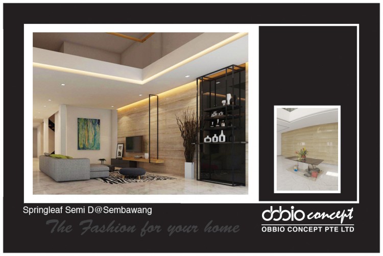 Contemporary, Scandinavian Design - Living Room - Landed House - Design by obbio concept pte ltd