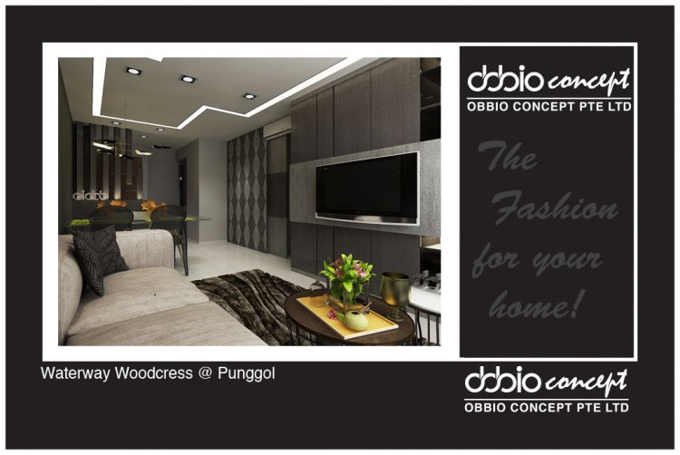 Contemporary, Modern Design - Living Room - HDB 4 Room - Design by obbio concept pte ltd