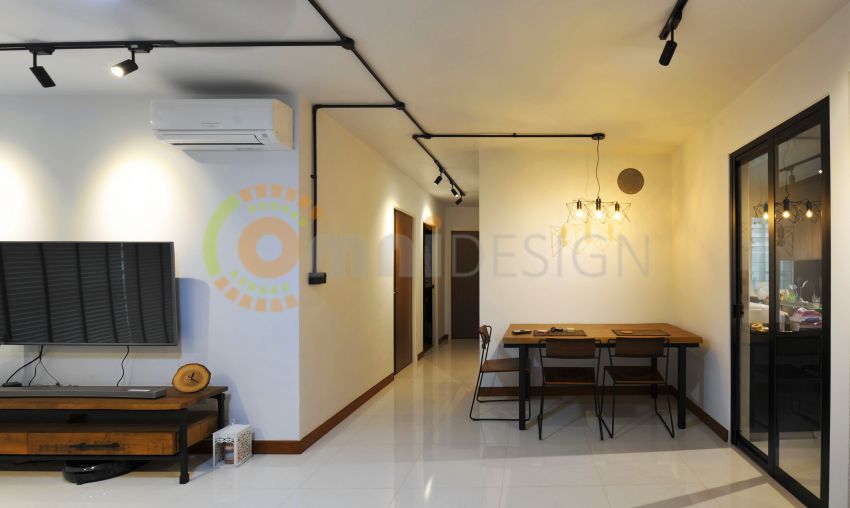 Scandinavian Design - Dining Room - HDB 4 Room - Design by Omni Design Pte Ltd