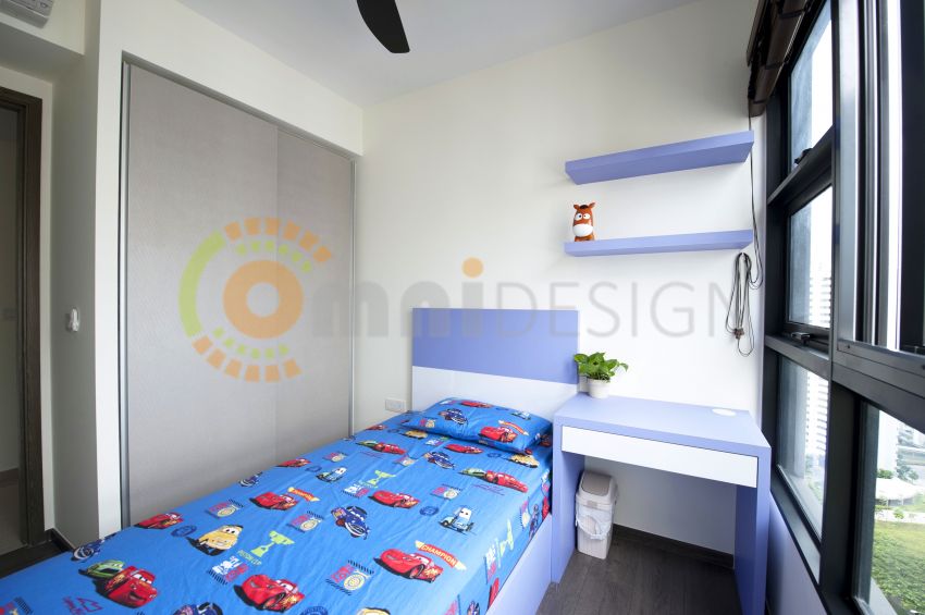 Contemporary Design - Bedroom - HDB 5 Room - Design by Omni Design Pte Ltd