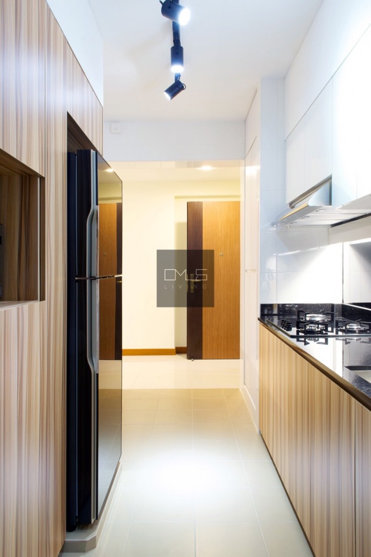 Country, Modern Design - Kitchen - HDB 3 Room - Design by Omus Living