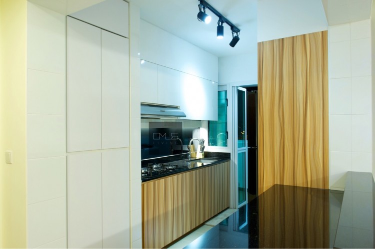 Country, Modern Design - Kitchen - HDB 3 Room - Design by Omus Living