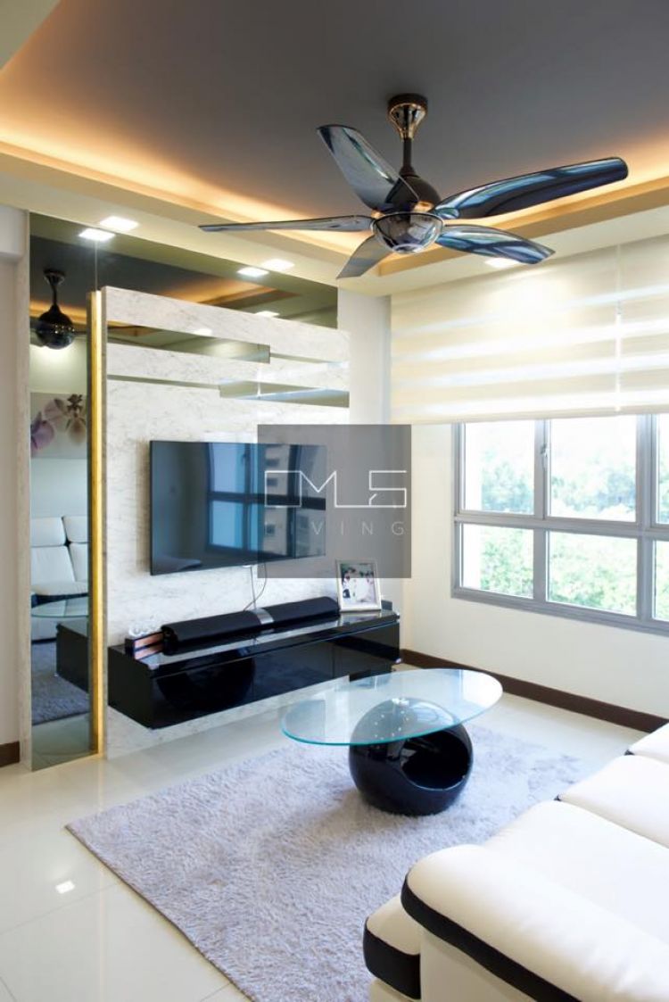 Contemporary, Modern Design - Living Room - HDB 4 Room - Design by Omus Living
