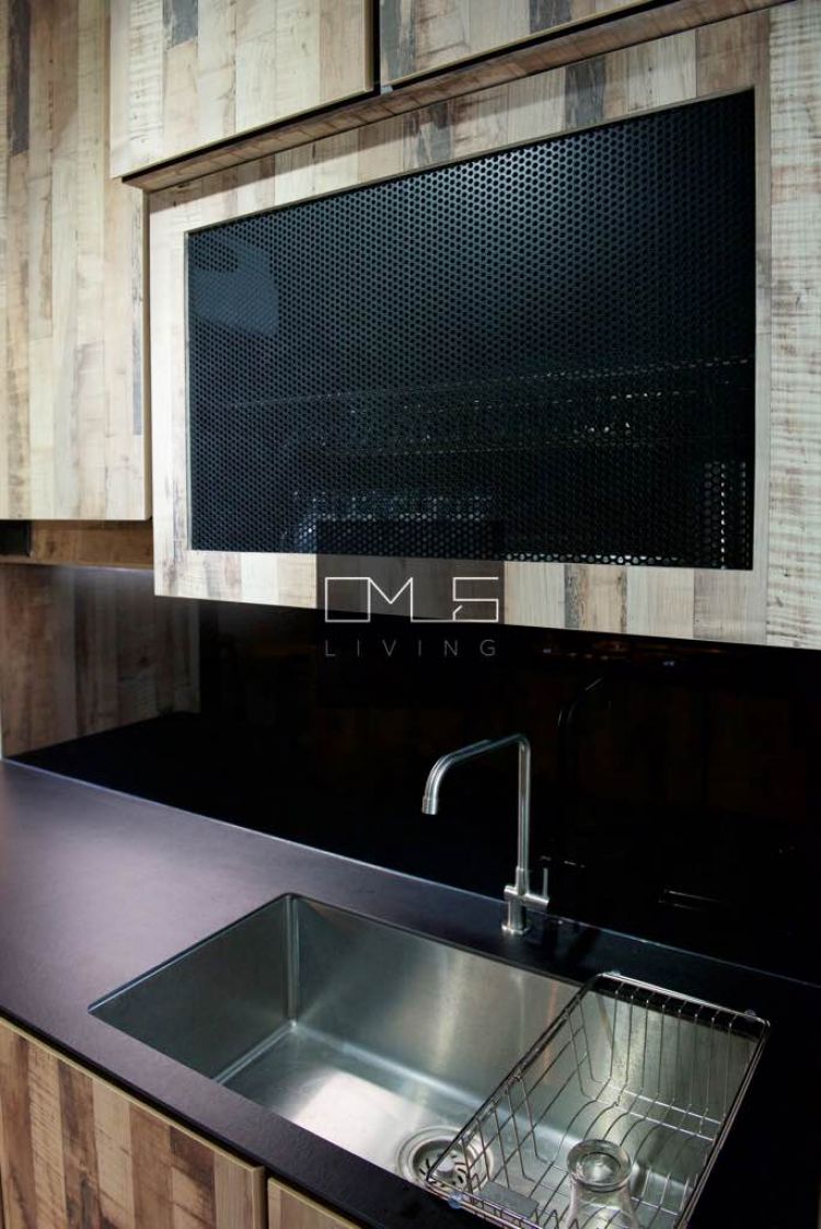 Industrial, Retro Design - Kitchen - HDB 4 Room - Design by Omus Living