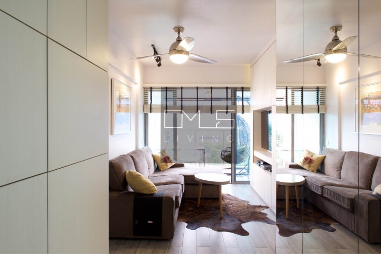 Contemporary, Minimalist, Scandinavian Design - Living Room - HDB 3 Room - Design by Omus Living