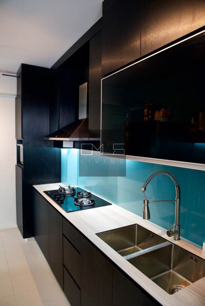 Contemporary, Modern Design - Kitchen - HDB 4 Room - Design by Omus Living