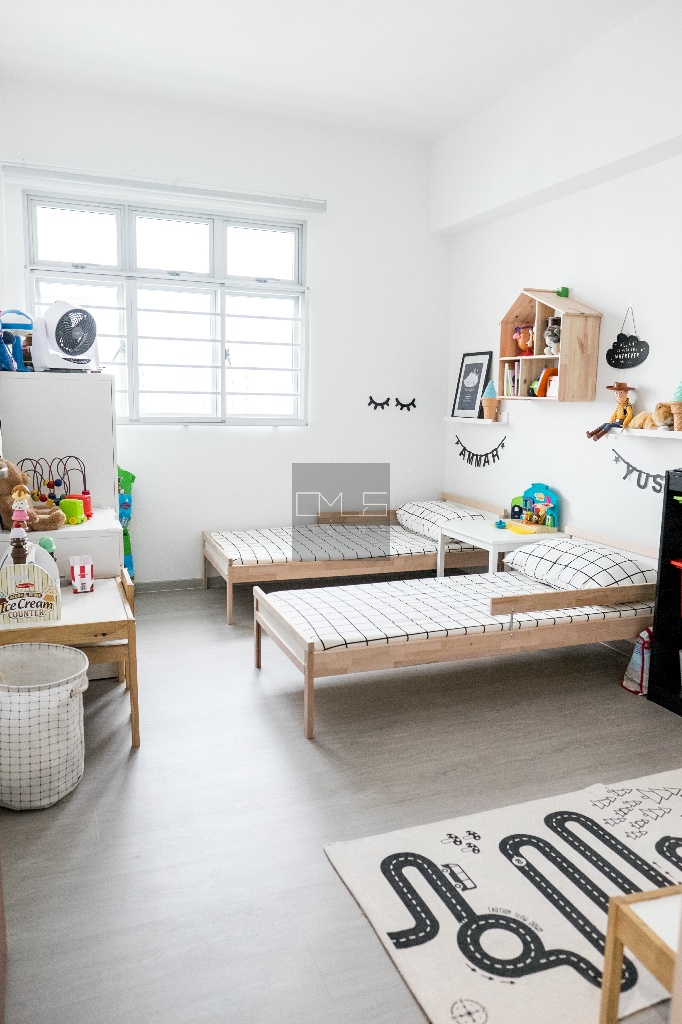 Scandinavian Design - Bedroom - HDB 5 Room - Design by Omus Living