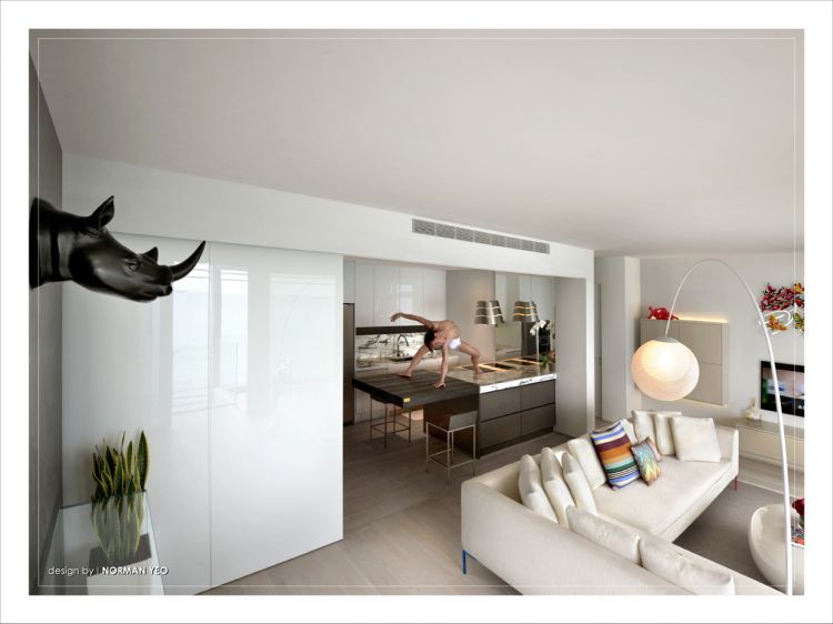 Contemporary, Modern Design - Living Room - Condominium - Design by One Stop Concept