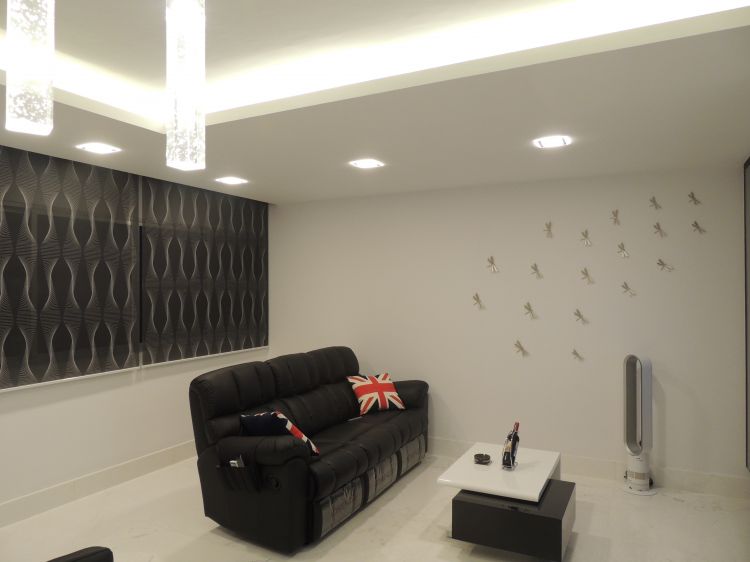 Contemporary, Minimalist Design - Living Room - HDB 5 Room - Design by Orient Reno