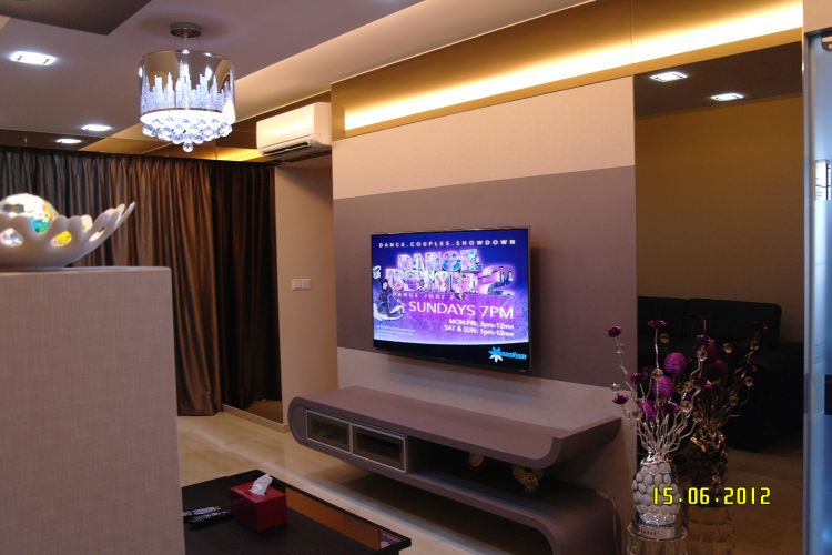 Contemporary, Modern Design - Living Room - HDB 5 Room - Design by Orient Reno