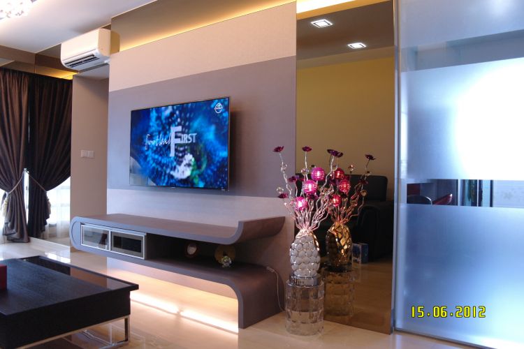 Contemporary, Modern Design - Living Room - HDB 5 Room - Design by Orient Reno