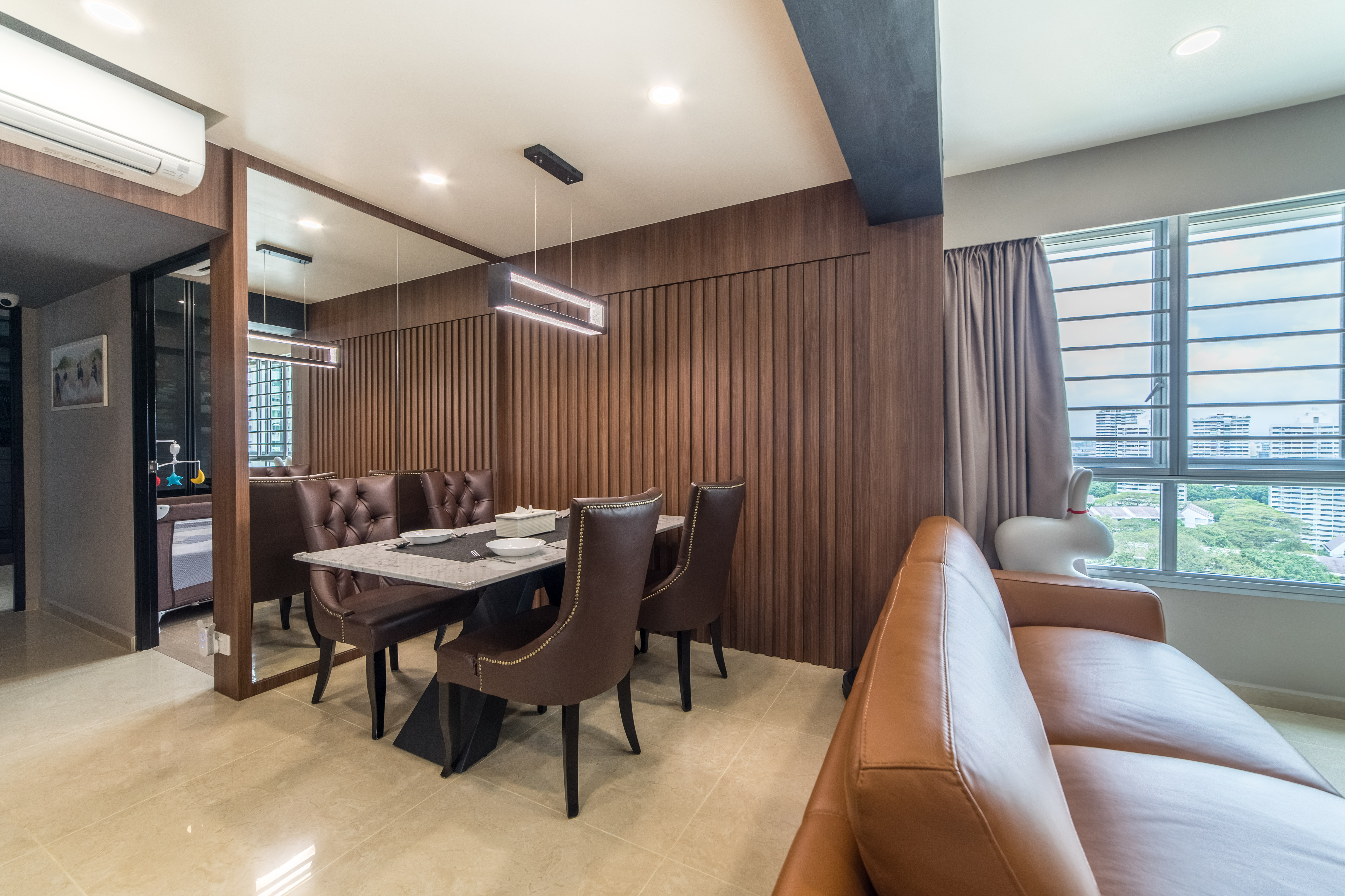 Contemporary Design - Dining Room - HDB 4 Room - Design by Ovon Design Pte Ltd