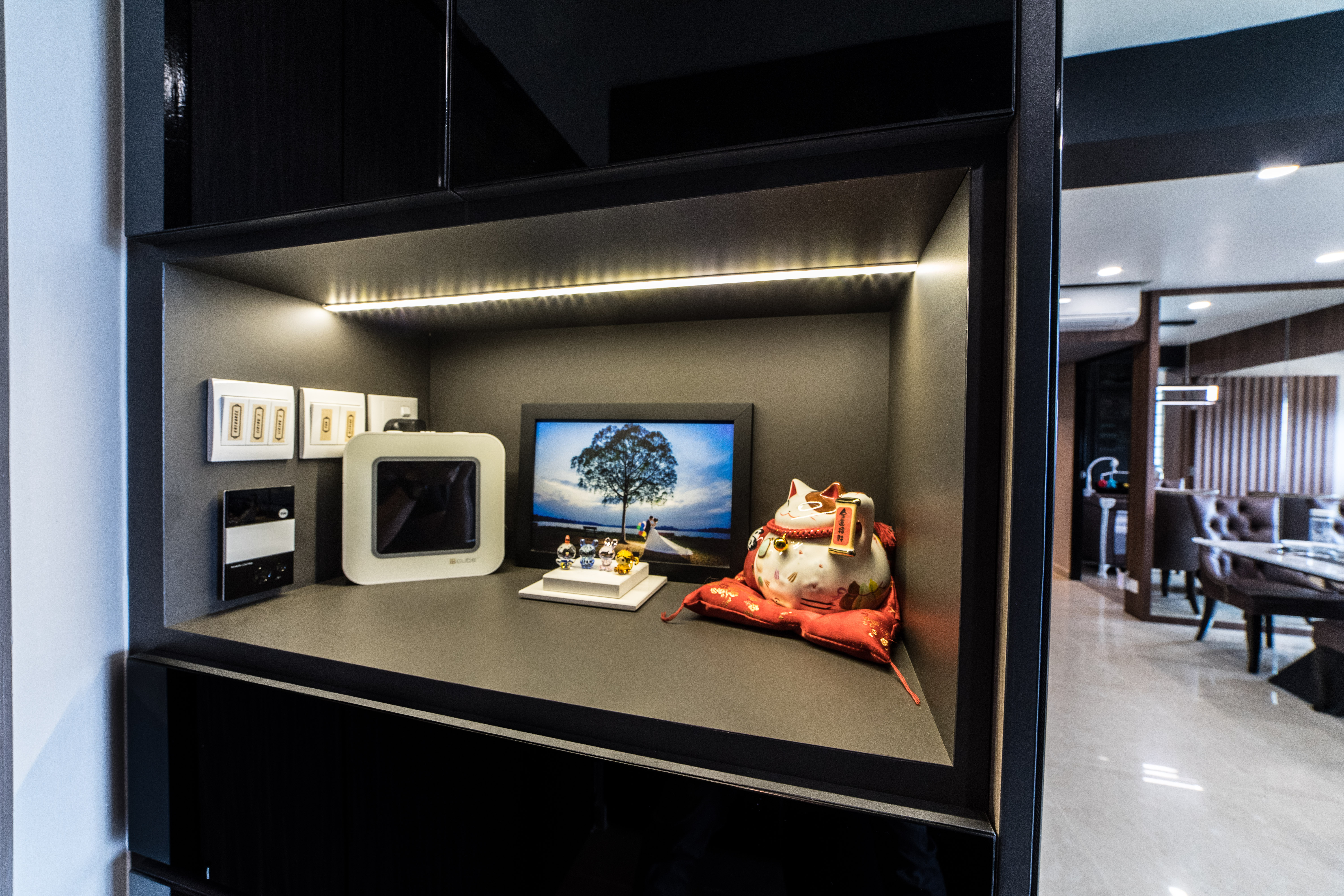 Contemporary Design - Living Room - HDB 4 Room - Design by Ovon Design Pte Ltd