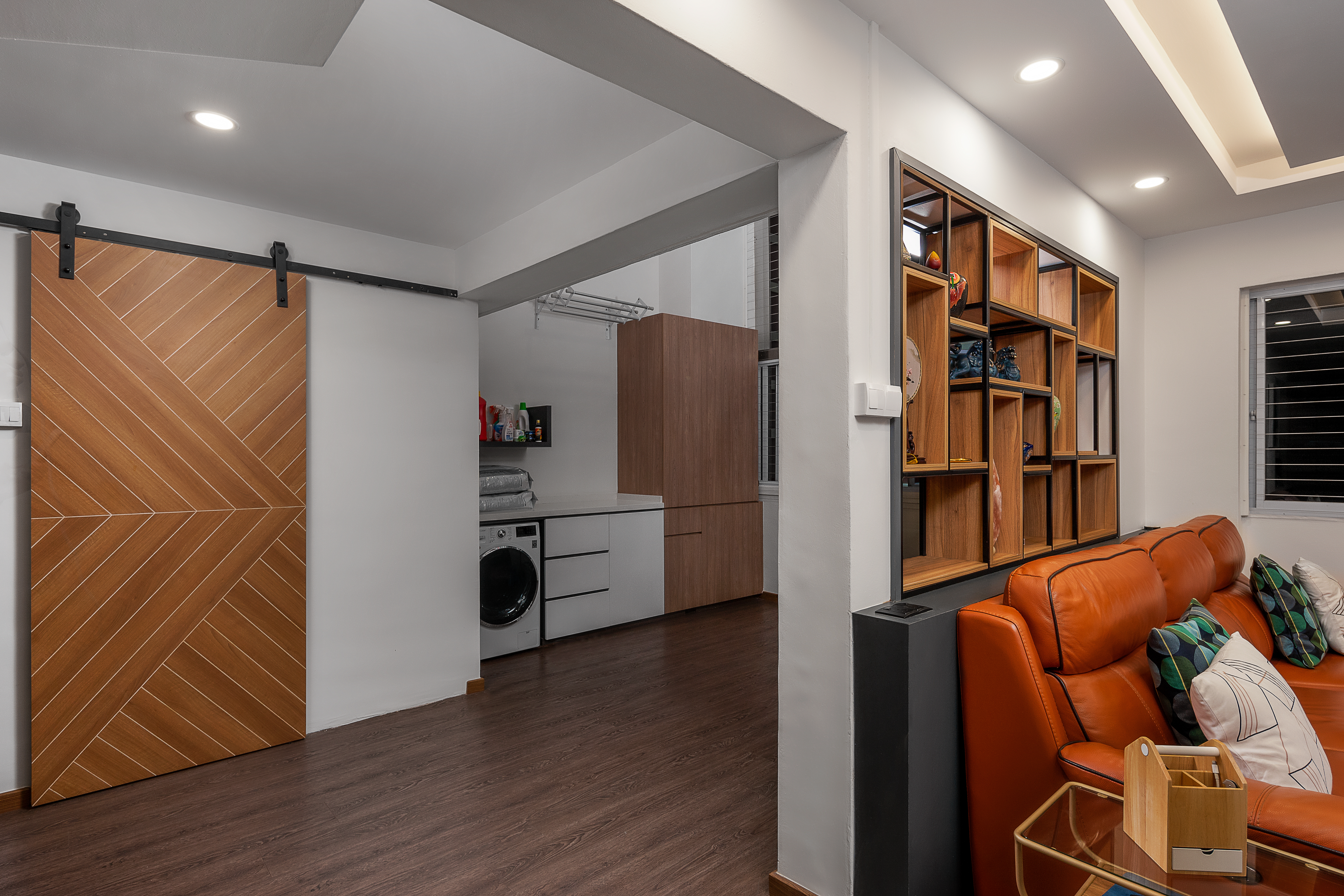 Contemporary, Modern Design - Living Room - HDB Executive Apartment - Design by Ovon Design Pte Ltd
