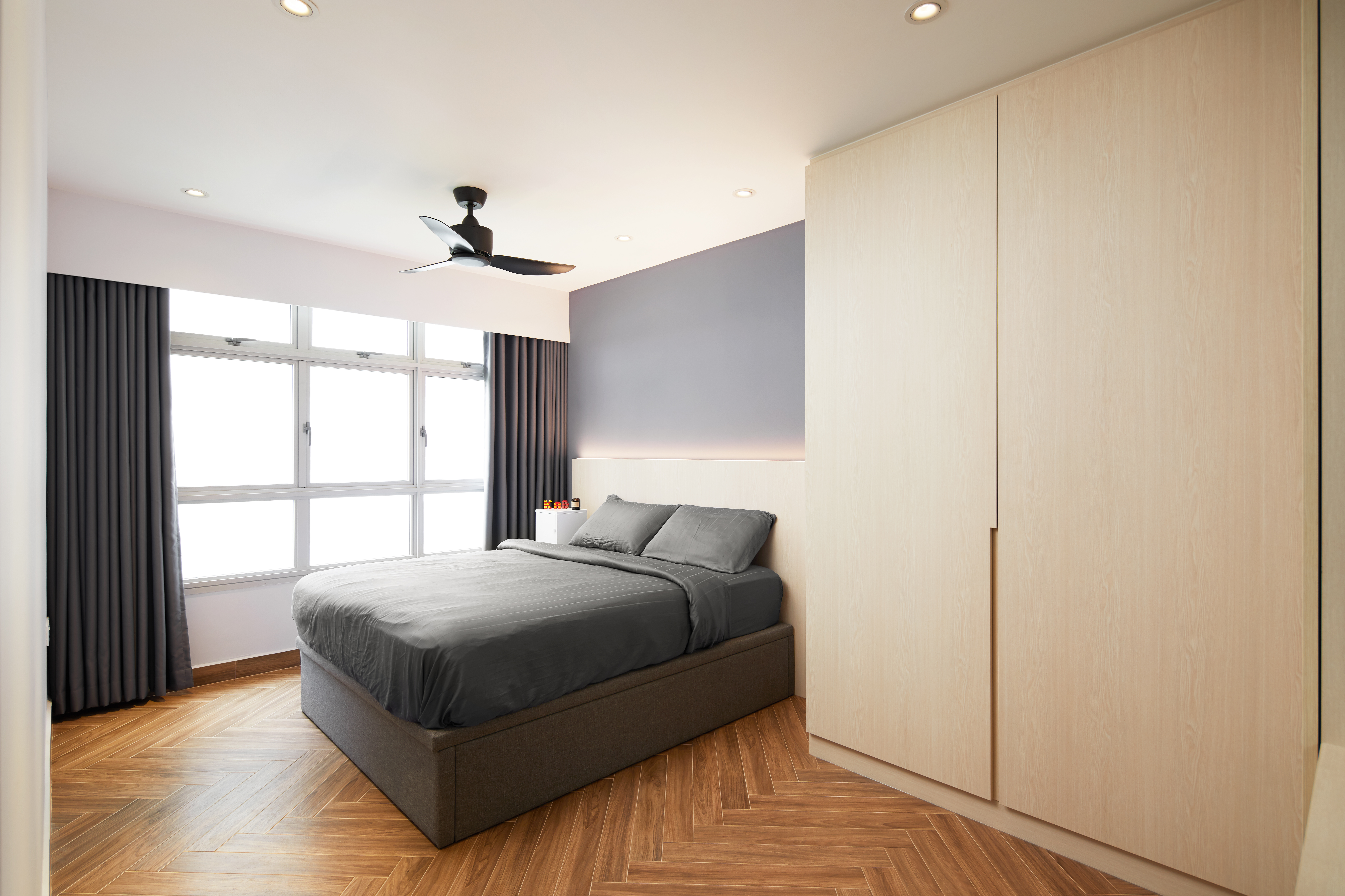 Scandinavian Design - Bedroom - HDB 5 Room - Design by Ovon Design Pte Ltd