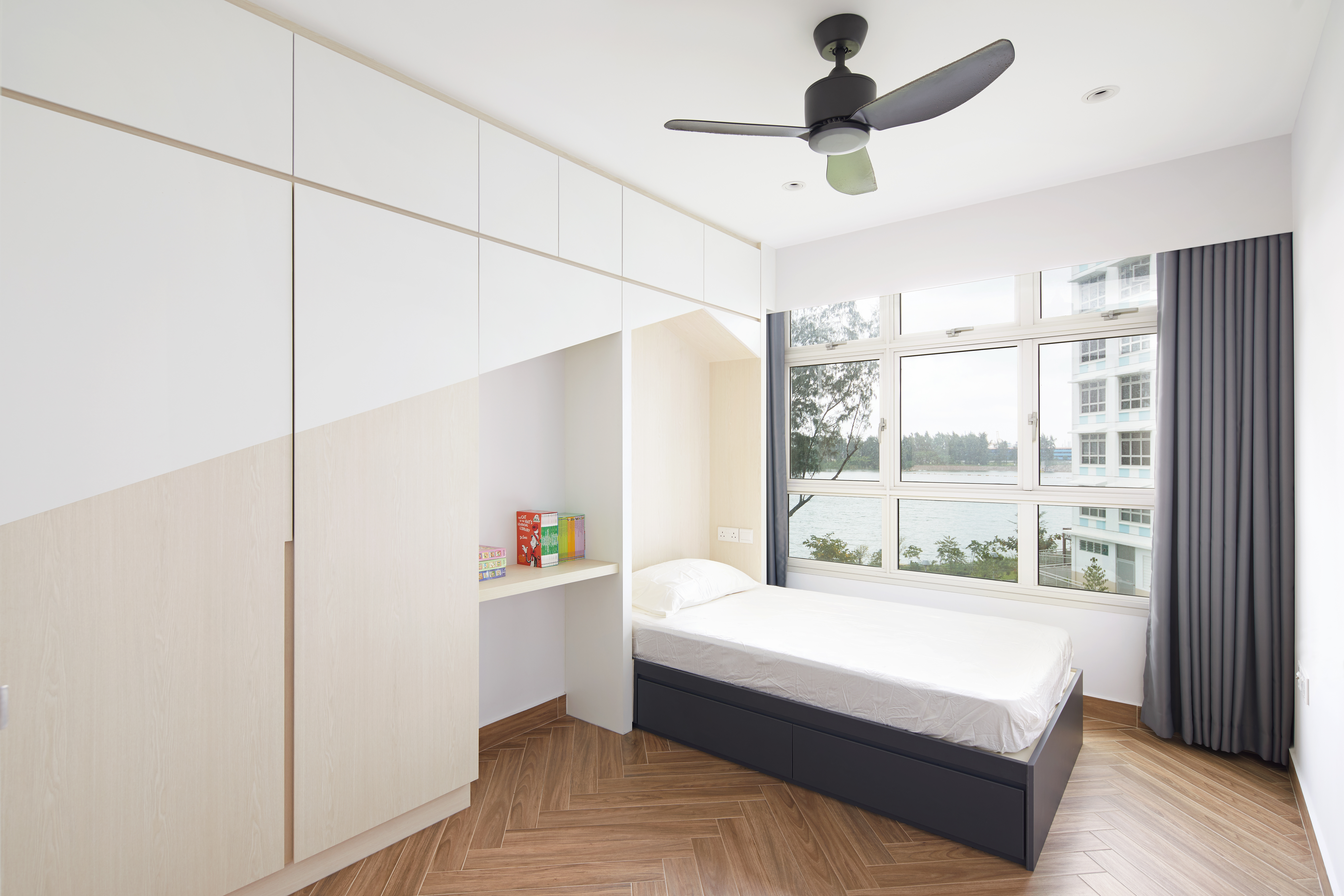 Scandinavian Design - Bedroom - HDB 5 Room - Design by Ovon Design Pte Ltd
