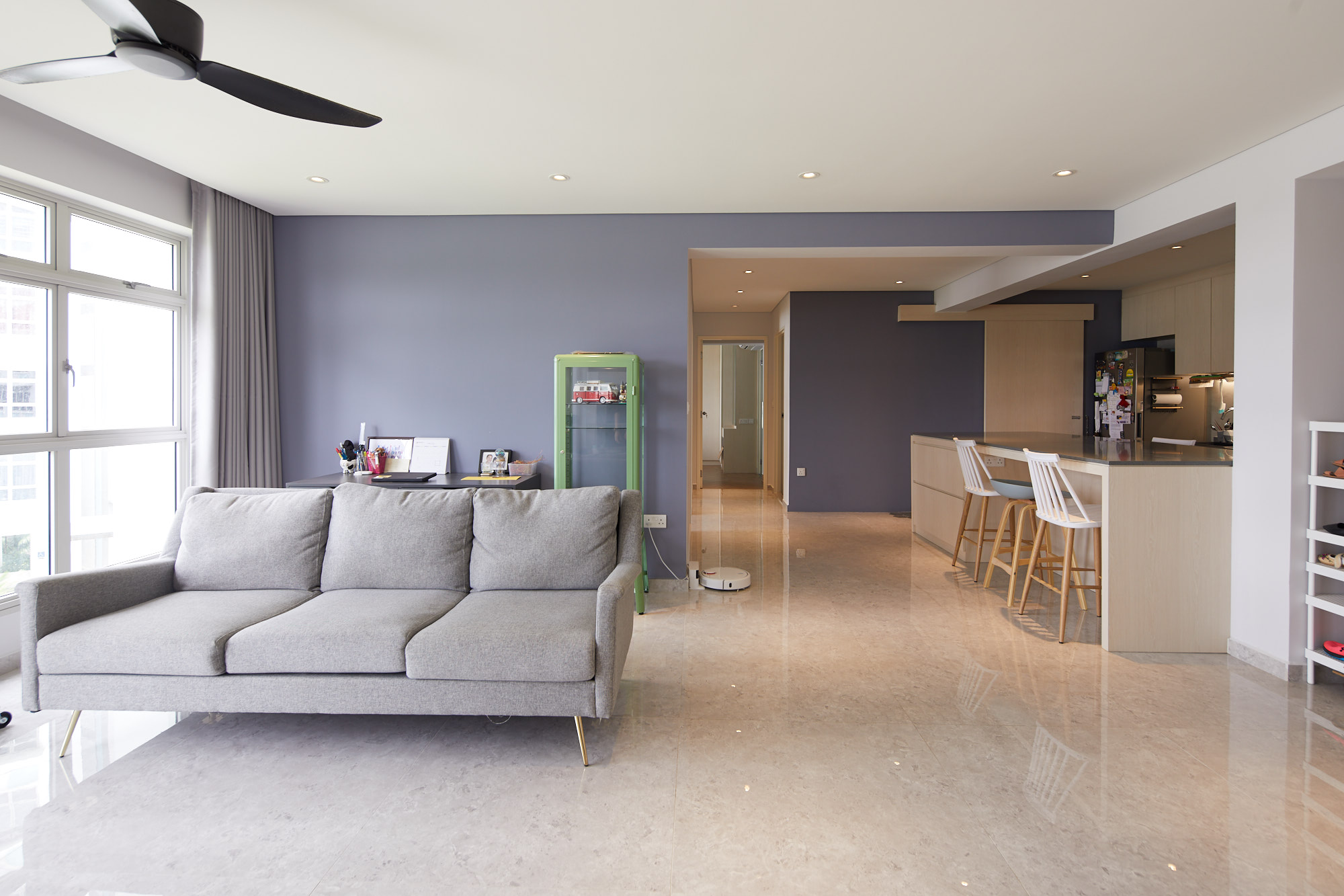Scandinavian Design - Living Room - HDB 5 Room - Design by Ovon Design Pte Ltd