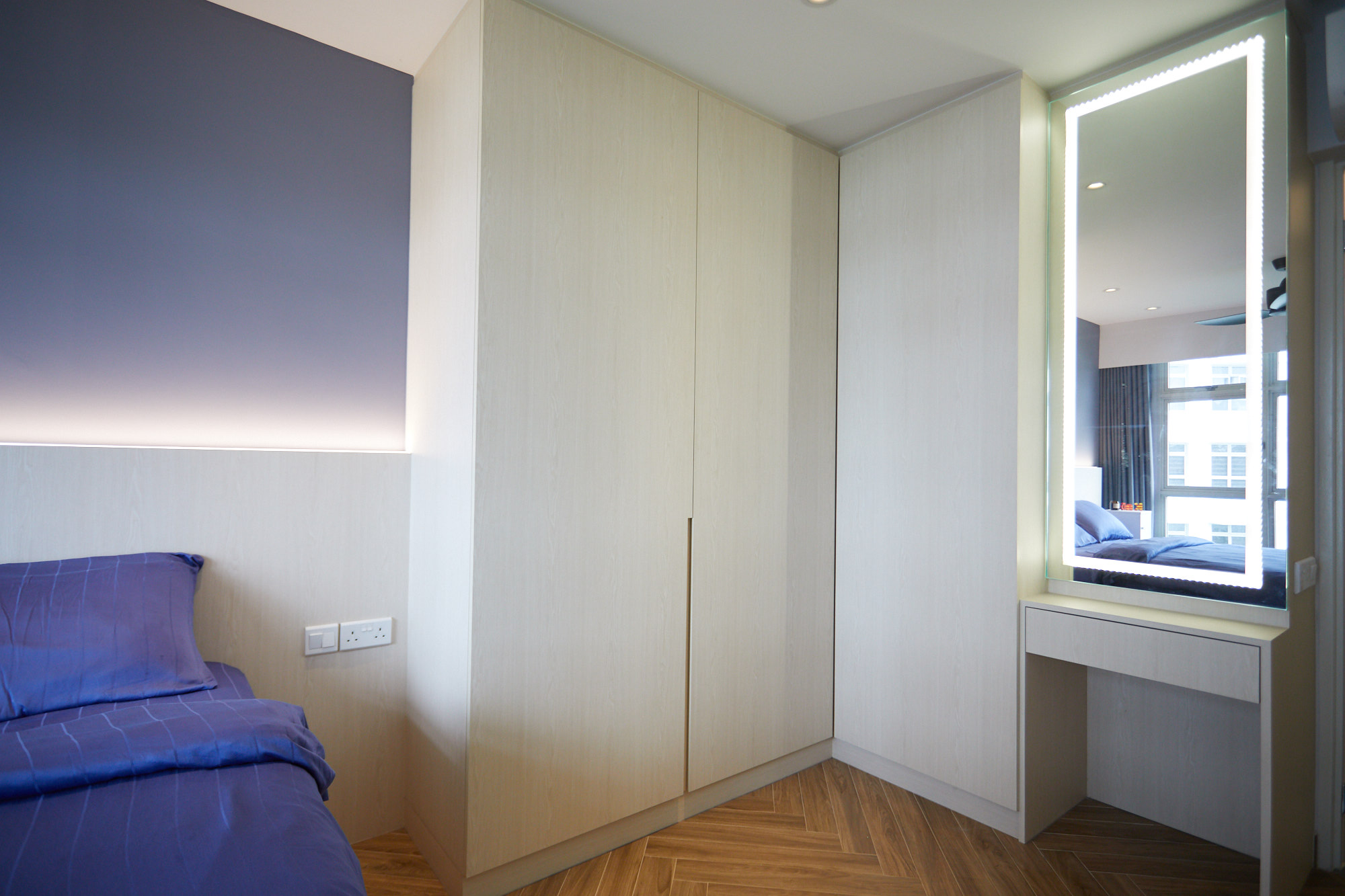 Scandinavian Design - Bedroom - HDB 5 Room - Design by Ovon Design Pte Ltd