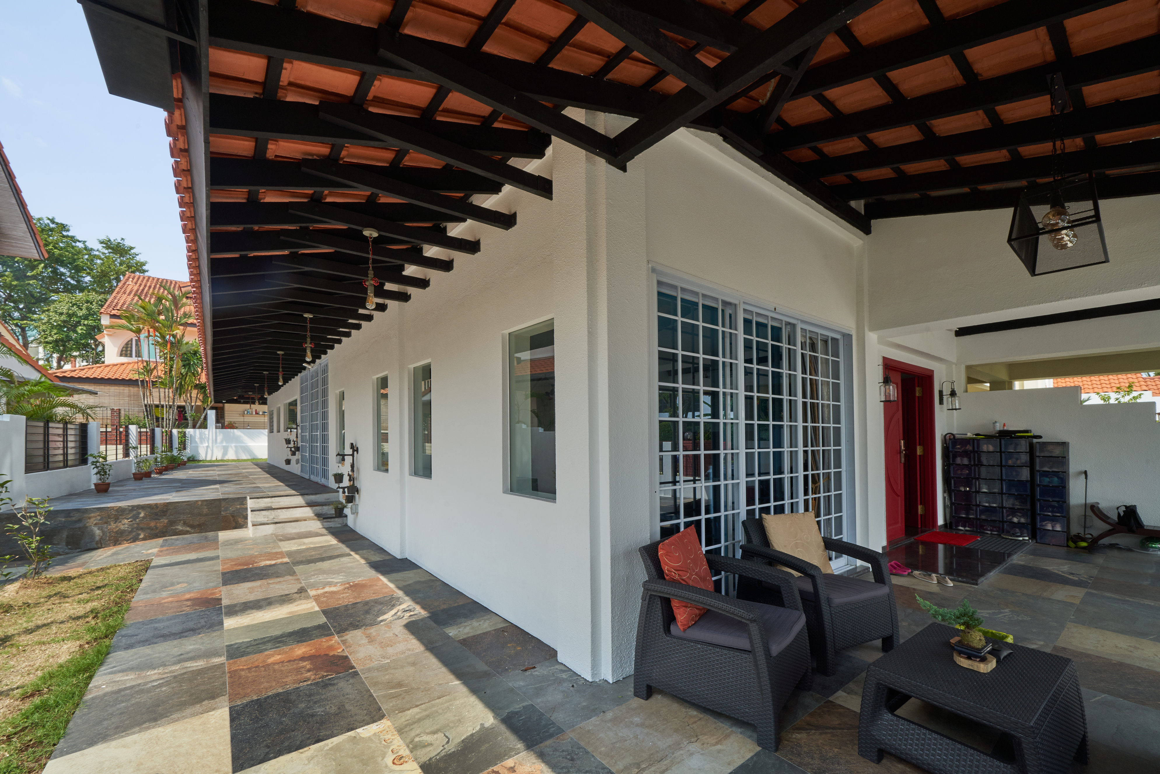 Modern Design - Garden - Landed House - Design by Ovon Design Pte Ltd