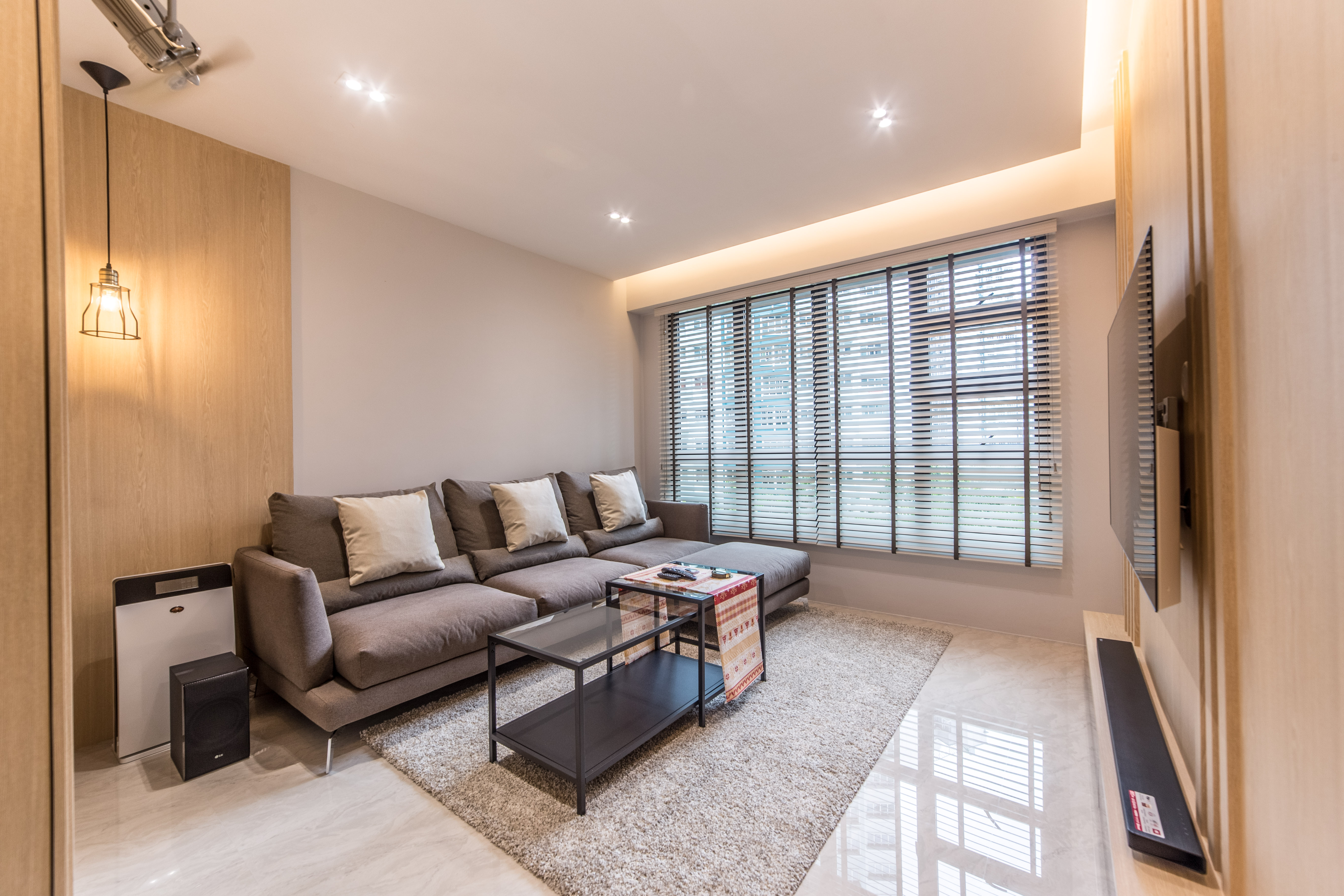 Contemporary Design - Living Room - HDB 4 Room - Design by Ovon Design Pte Ltd