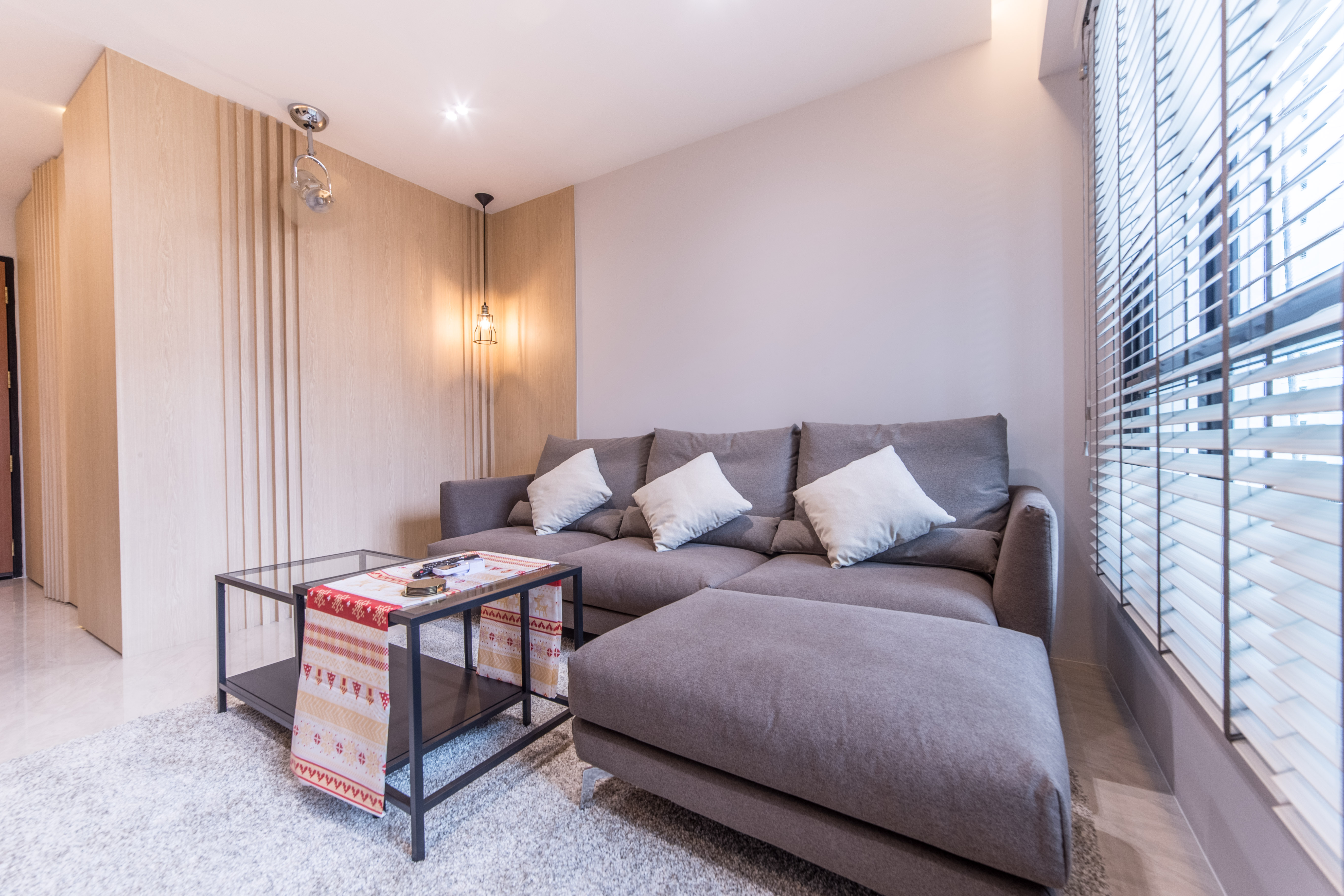 Contemporary Design - Living Room - HDB 4 Room - Design by Ovon Design Pte Ltd