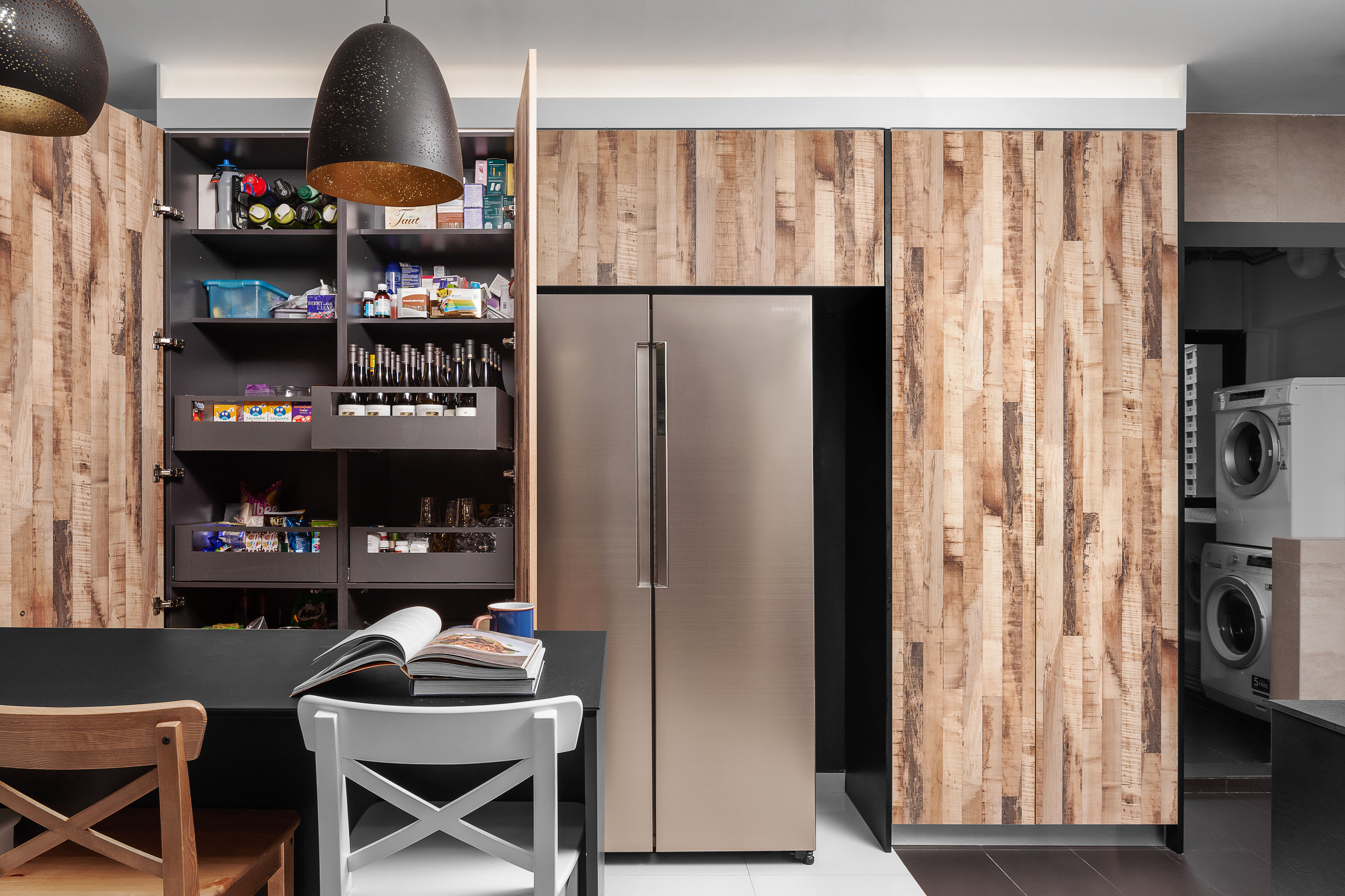 Contemporary, Modern Design - Dining Room - HDB 5 Room - Design by Ovon Design Pte Ltd