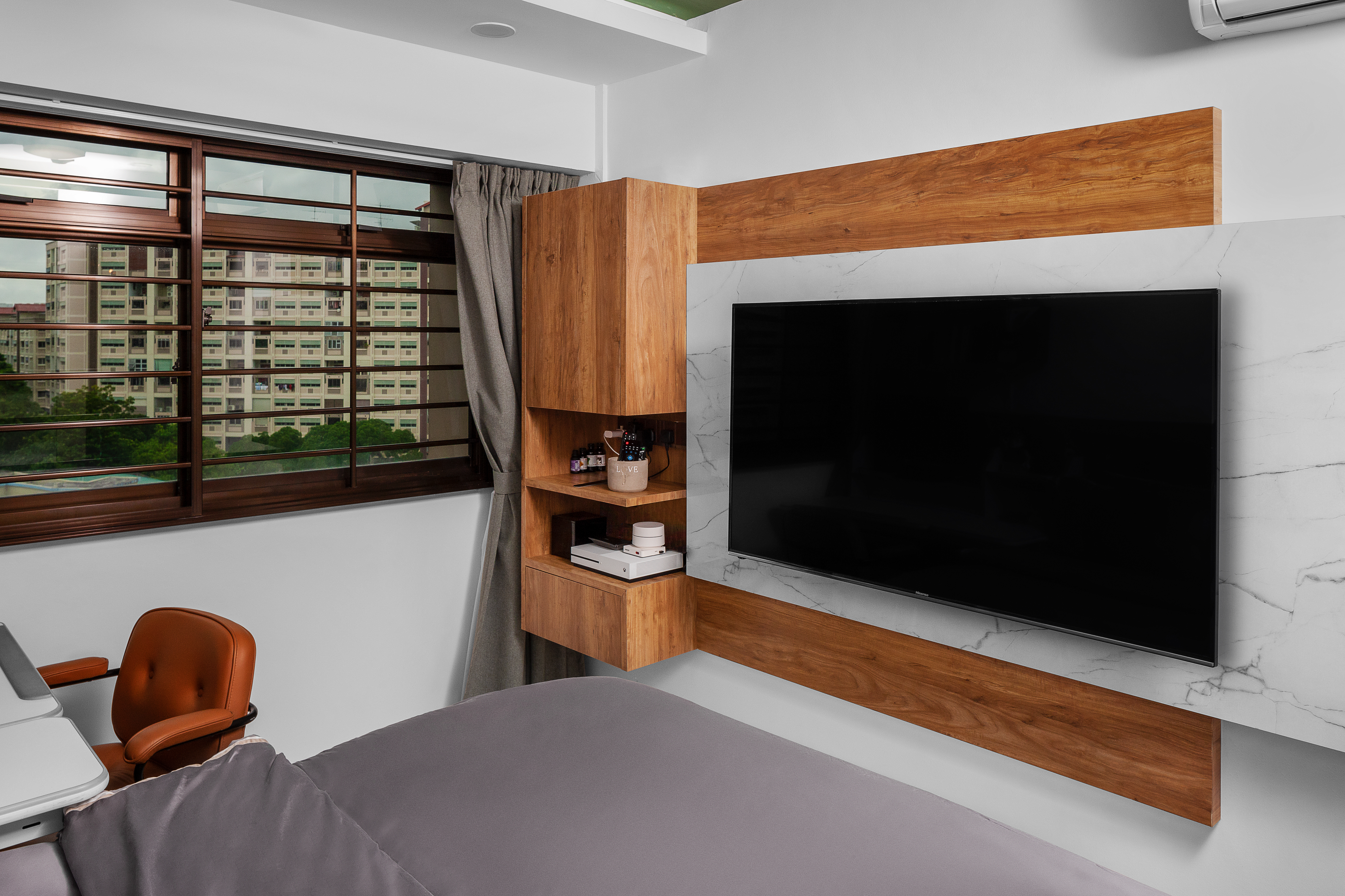 Contemporary, Modern Design - Bedroom - HDB 5 Room - Design by Ovon Design Pte Ltd